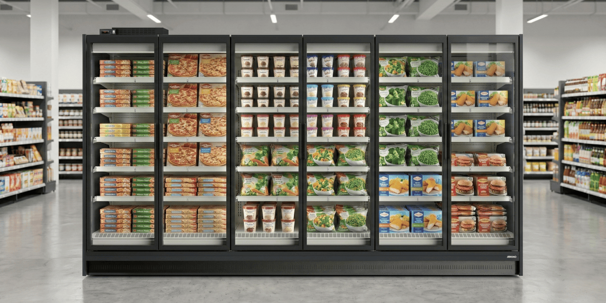 Animação de murais refrigerados e para congelados FUTURO 2 Animação de murais refrigerados e para congelados FUTURO 2